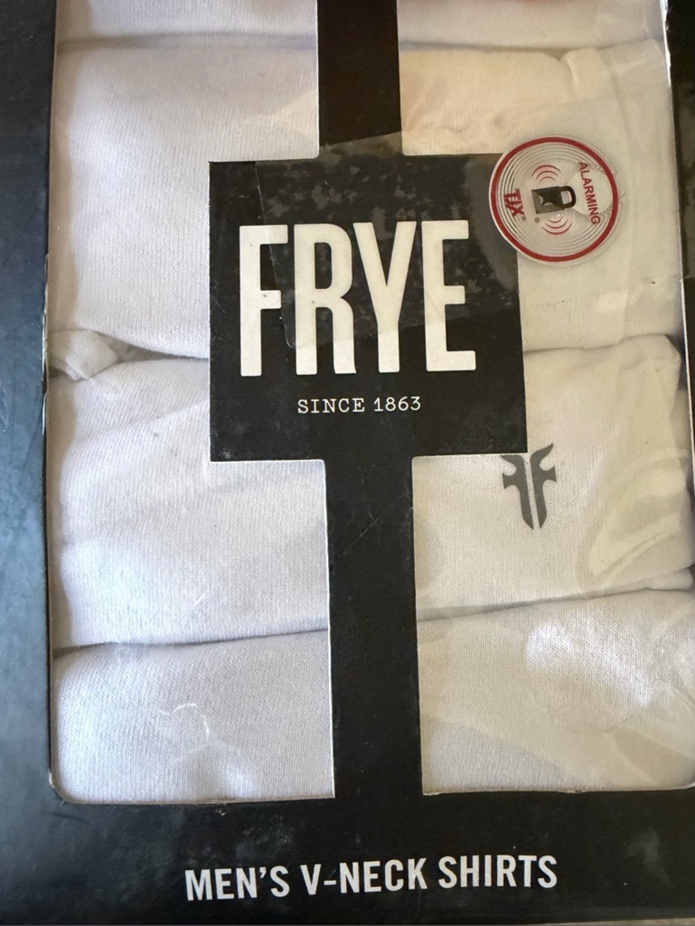 Frye - Men’s White Cotton V Neck T-Shirts